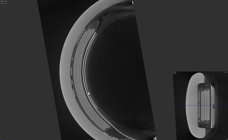 疊片弧形電池結構圖 疊片弧形電池結構圖